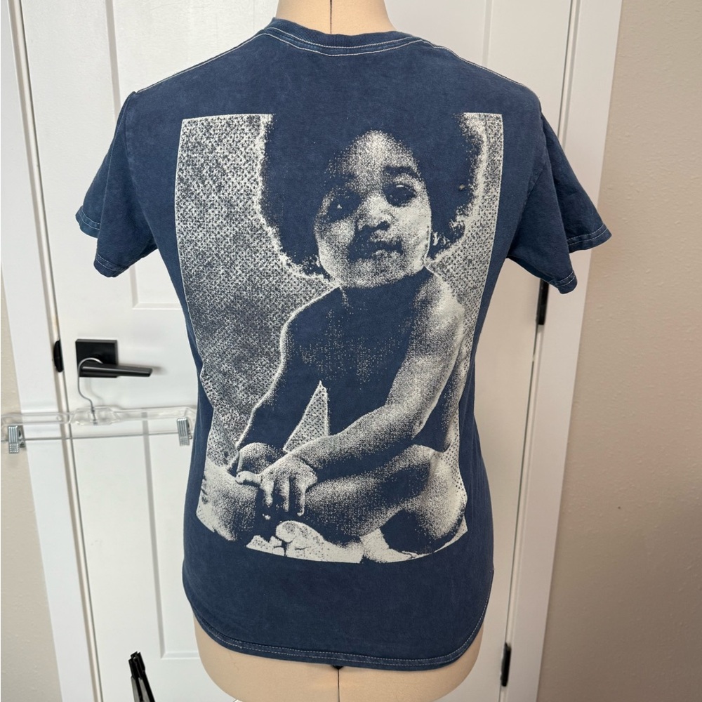 Notorious B.I.G Biggie Smalls Blue T-Shirt - Picture 2 of 3